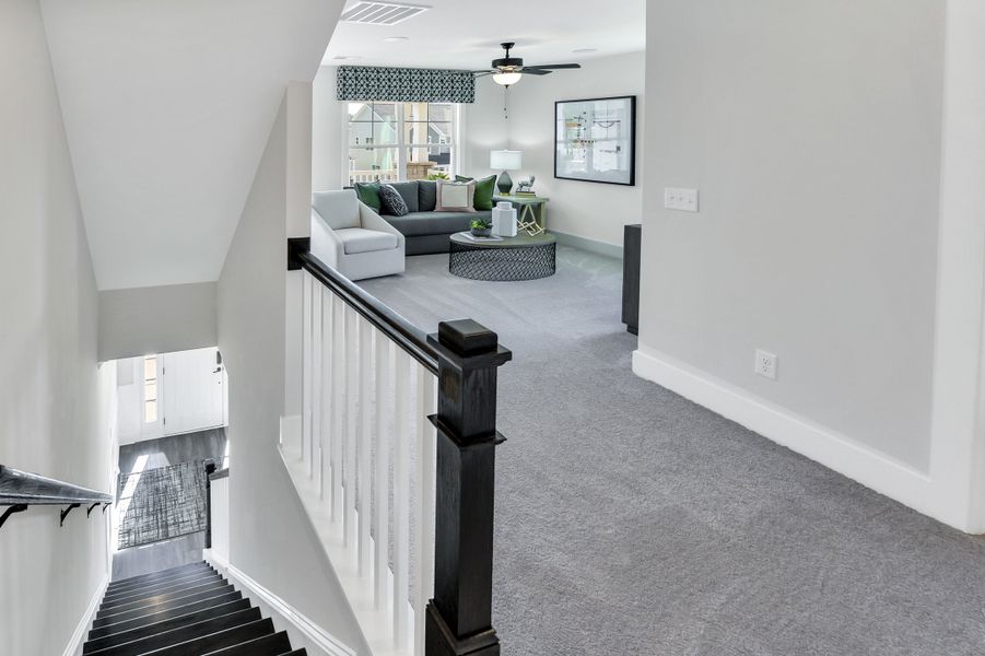 Furnished interior in a model home at Autumn Pond in Blythewood (Image 19).