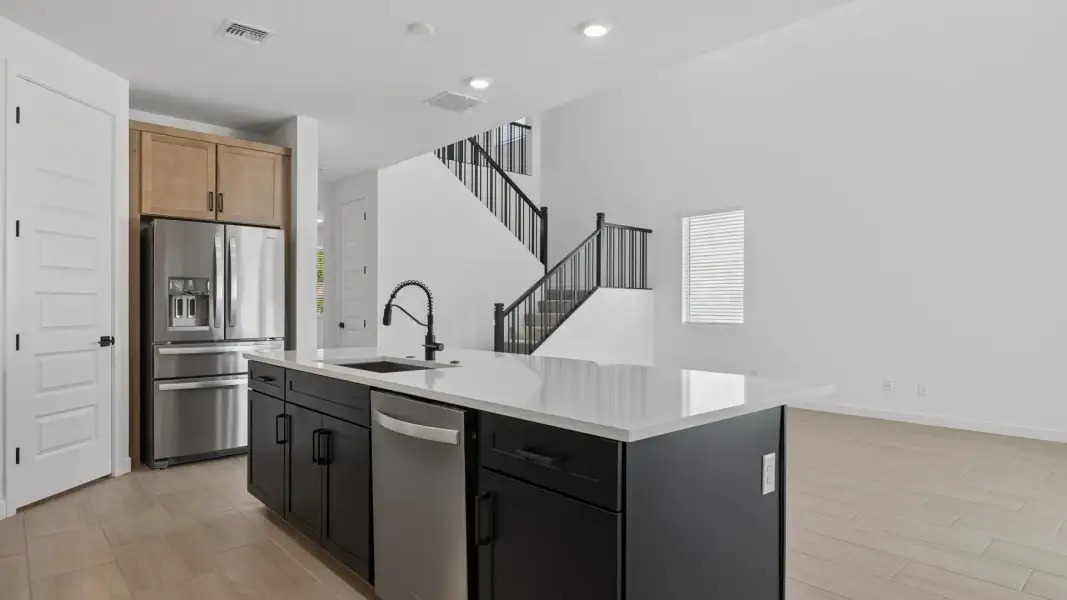 Furnished interior in a model home at Oak Park Manor Signature Homesites in Phoenix (Image 15).