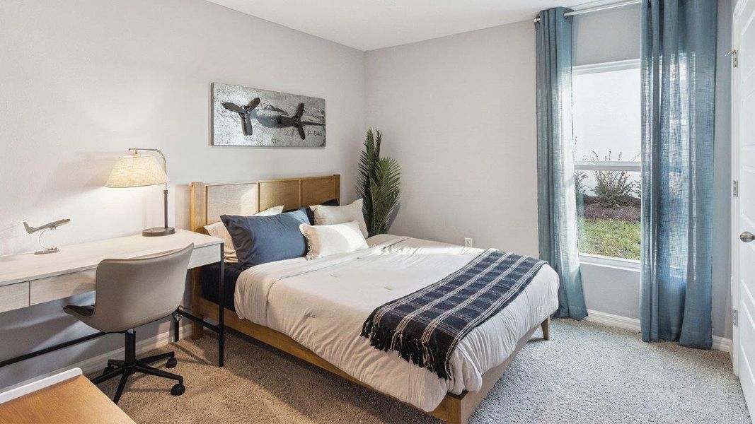 Furnished interior in a model home at Leoma's Landing in Lake Wales (Image 12).