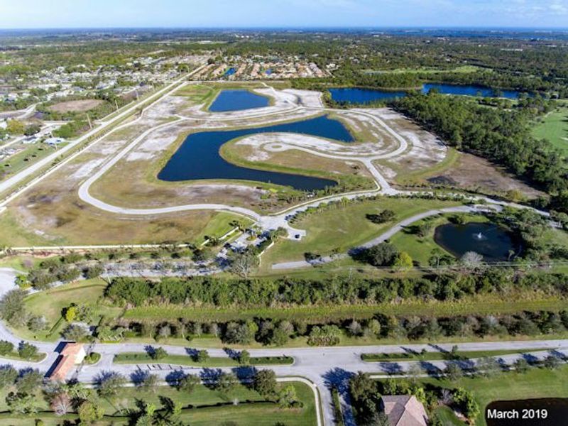 Site preparation and early development at Bent Pine Preserve in Vero Beach, FL (Image 74).