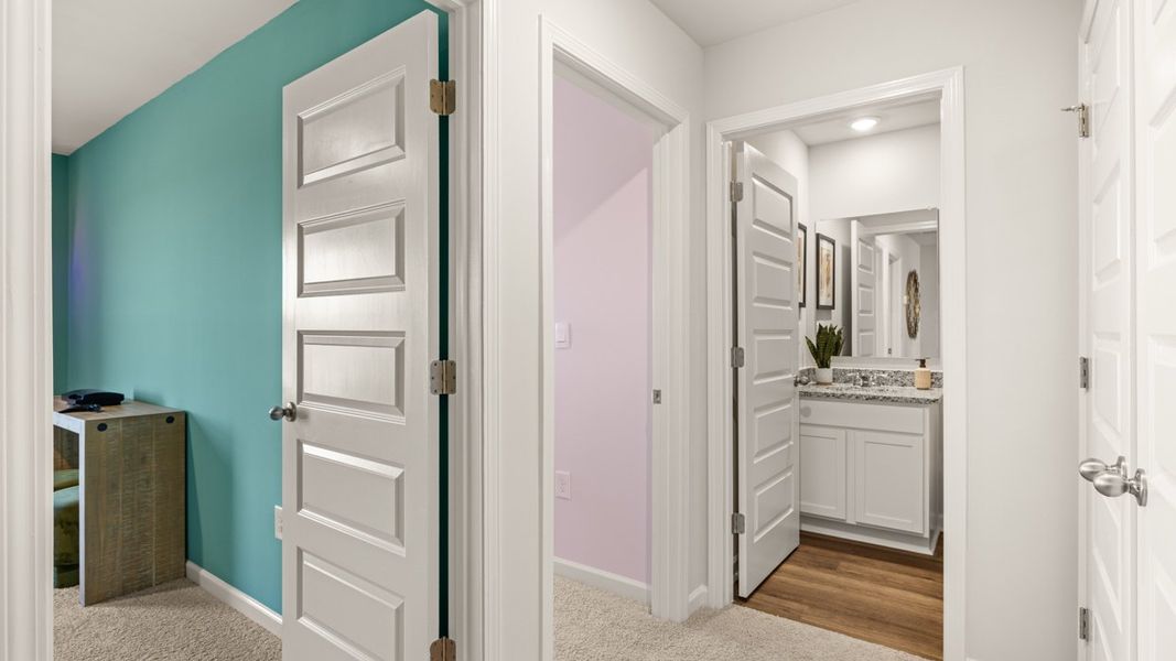 Furnished interior in a model home at Weatherstone in Grovetown (Image 9).