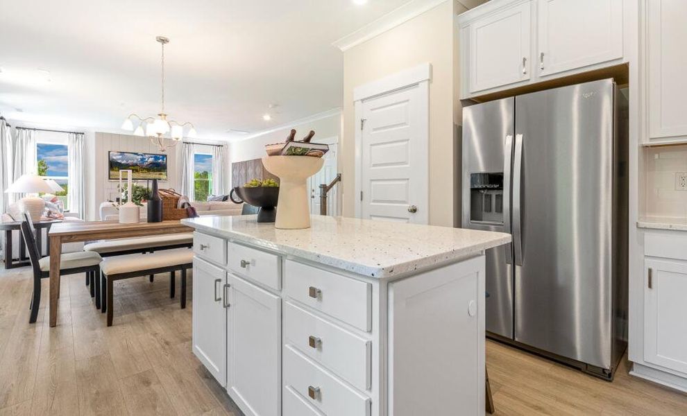 Furnished interior in a model home at Castlewood in Archer Lodge (Image 24). Furnished interior in a model home at Castlewood in Archer Lodge (Image 24).
