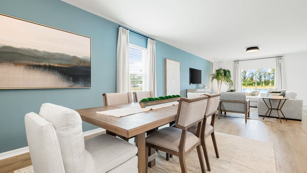 Furnished interior in a model home at Solena in North Fort Myers (Image 32).