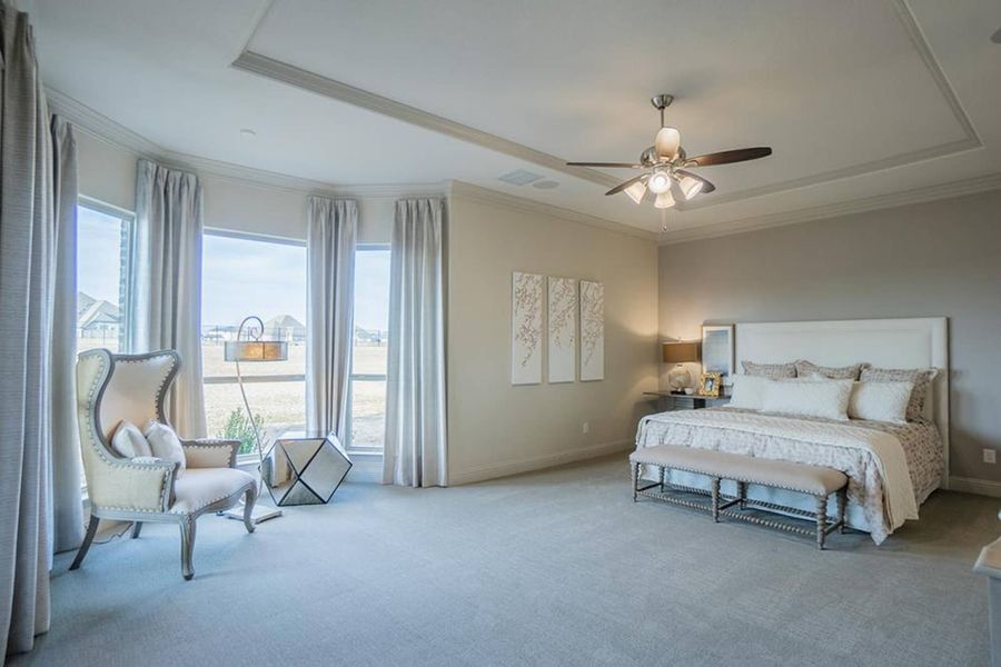 Furnished interior in a model home at Parker Ranch in Parker (Image 9).