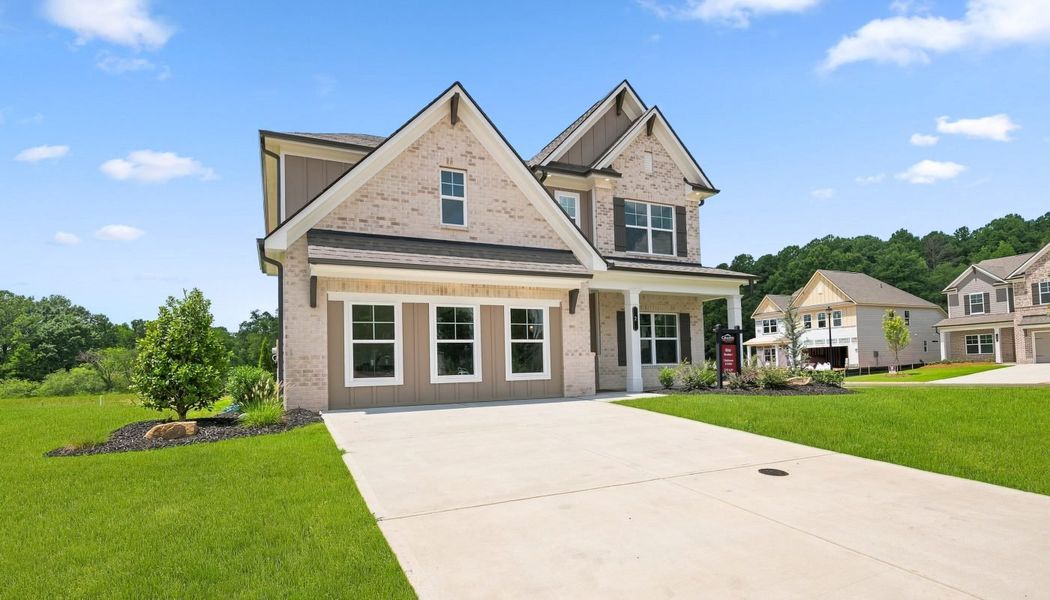 Front exterior of a home in the Greenefield community, located in Cartersville, GA (Image 12).