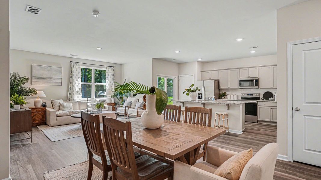 Furnished interior in a model home at Hemingway Landing in Conway (Image 6).