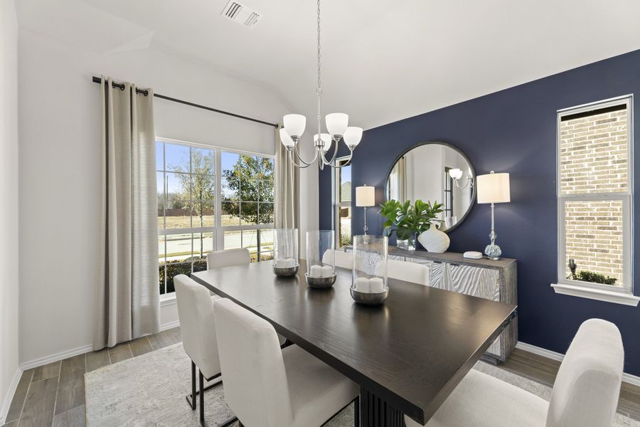 Furnished interior in a model home at Summer Crest in Fort Worth (Image 41).