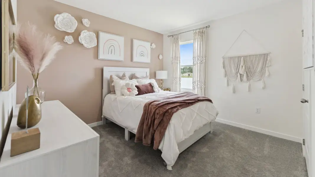 Furnished interior in a model home at Hawks Ridge in Kissimmee (Image 6). Furnished interior in a model home at Hawks Ridge in Kissimmee (Image 6).