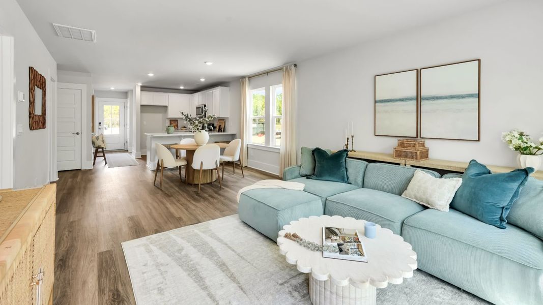 Furnished interior in a model home at The Willows at Blake Farm in Wilmington (Image 26). Furnished interior in a model home at The Willows at Blake Farm in Wilmington (Image 26).
