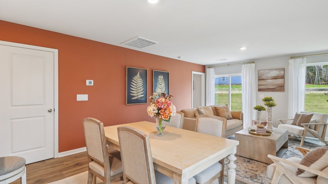 Furnished interior in a model home at Saddle Trace in Lewisburg (Image 5).