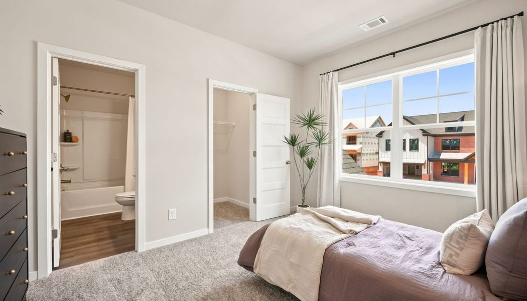 Furnished interior in a model home at Fowler Farms in Auburn (Image 103).