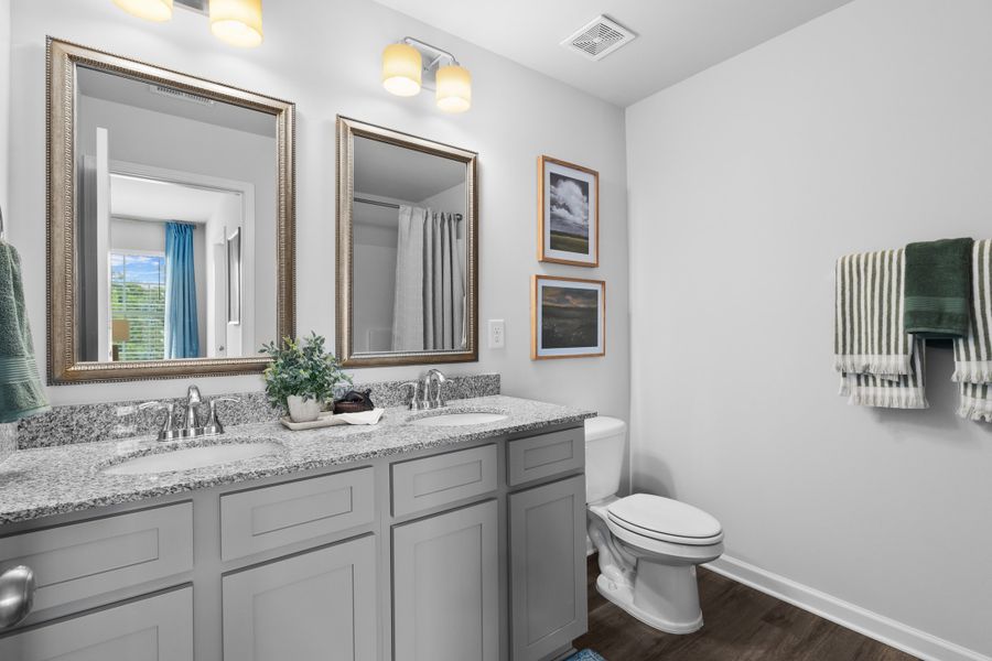 Furnished interior in a model home at Pendleton Glenn in Pendleton (Image 18).