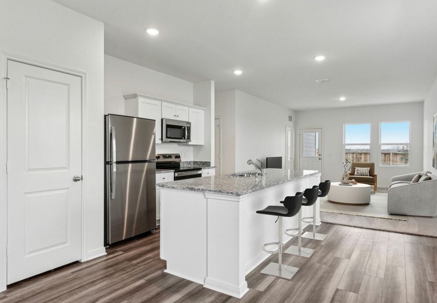 Furnished interior in a model home at Bayview in Conway (Image 3).