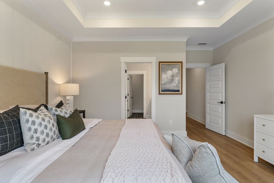 Furnished interior in a model home at Walker's Pointe in Anderson (Image 30). Furnished interior in a model home at Walker's Pointe in Anderson (Image 30).