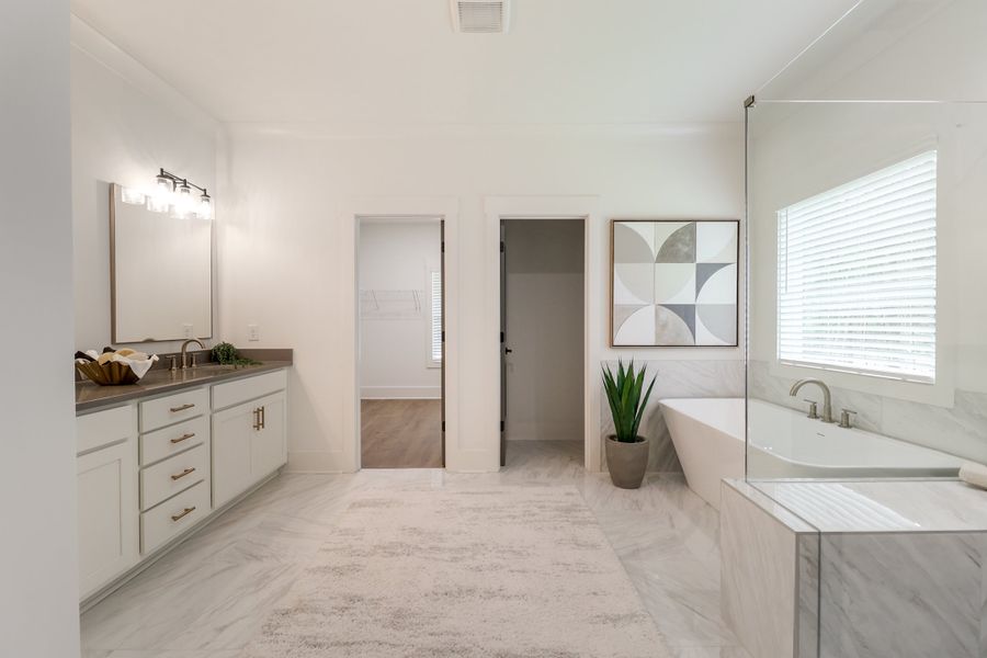 Furnished interior in a model home at St. Regis in Oxford (Image 21).