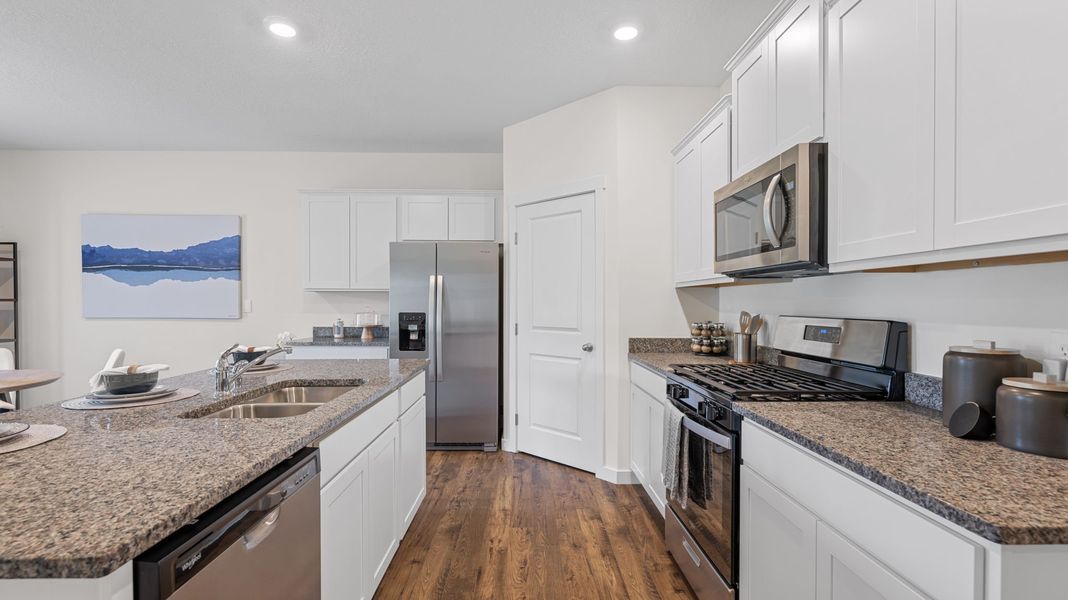 Furnished interior in a model home at Hillcrest Landing in McDonald (Image 12).