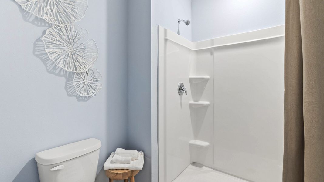 Furnished interior in a model home at The Gardens at Bay Street in Sarasota (Image 16).