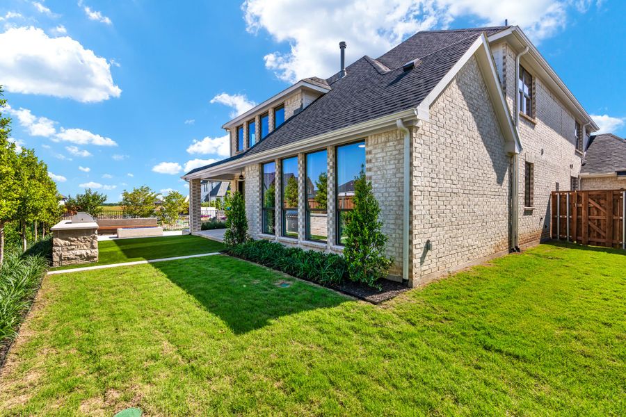 Plan 1146 Rear Elevation - Mosaic 50s Model - Photo by American Legend Homes