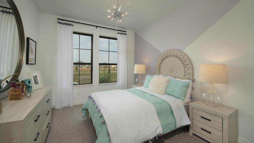 Furnished interior in a model home at Candela South 50' in Richmond (Image 25).