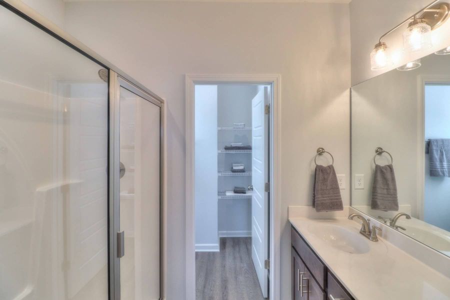 Furnished interior in a model home at Collin's Place in Decherd (Image 18).