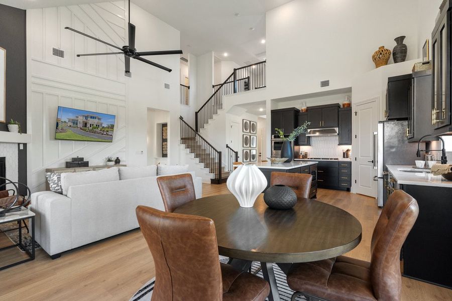 Furnished interior in a model home at Sauls Ranch in Round Rock (Image 18). Furnished interior in a model home at Sauls Ranch in Round Rock (Image 18).