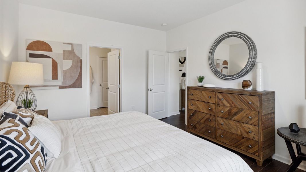 Furnished interior in a model home at The Ridge at Neals Landing in Knoxville (Image 18).