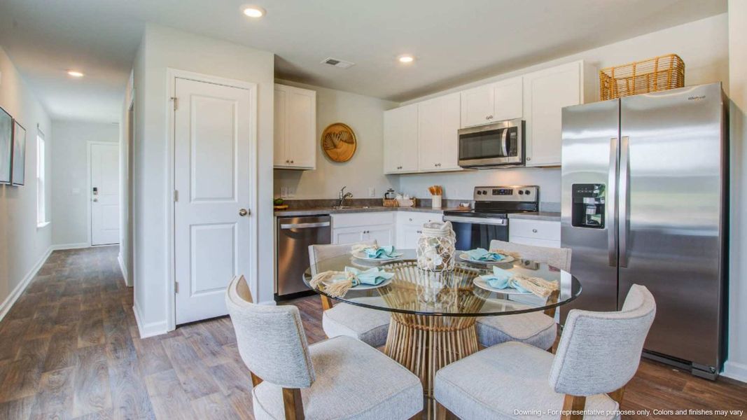 Furnished interior in a model home at Evergreen in Holly Hill (Image 6).