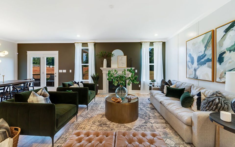 Furnished interior in a model home at Dorris Farm in White House (Image 9).