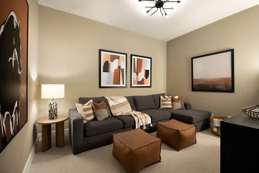 Furnished interior in a model home at Westridge in New Braunfels (Image 5). Furnished interior in a model home at Westridge in New Braunfels (Image 5).