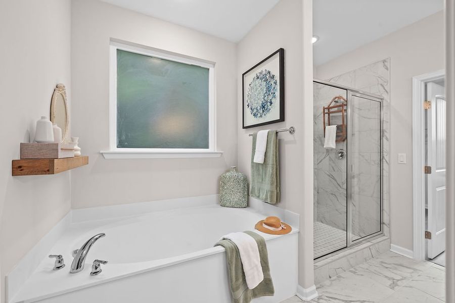 Furnished interior in a model home at NorthShore on the St. Marys River in Kingsland (Image 12).