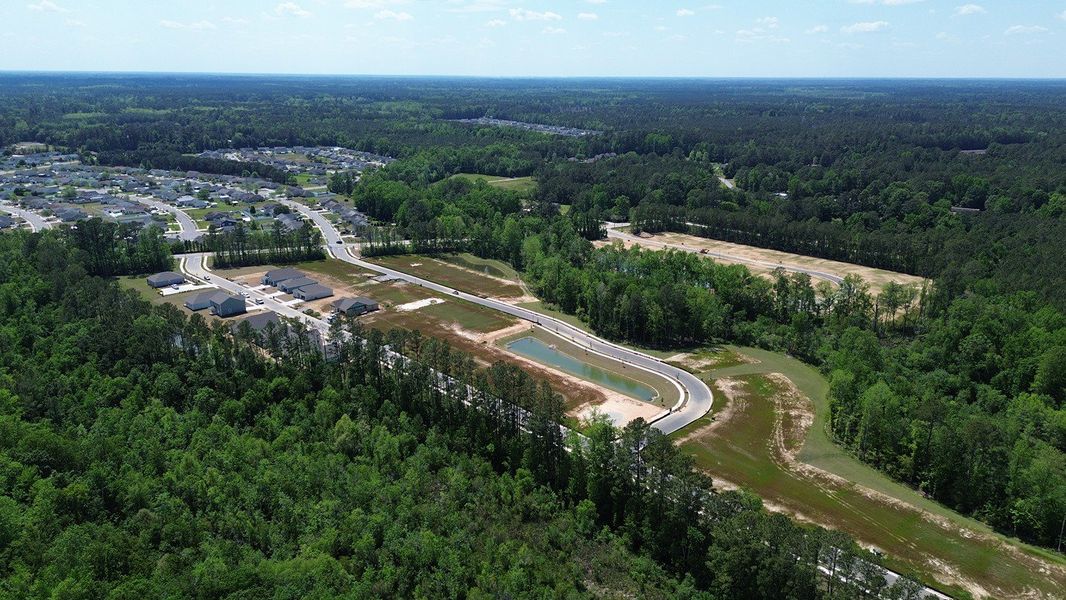 Site preparation and early development at Hemingway Landing in Conway, SC (Image 13).