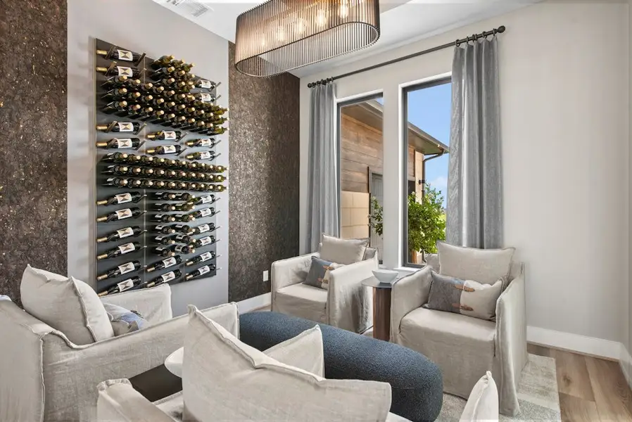 Furnished interior in a model home at Leander Estates in Leander (Image 2).