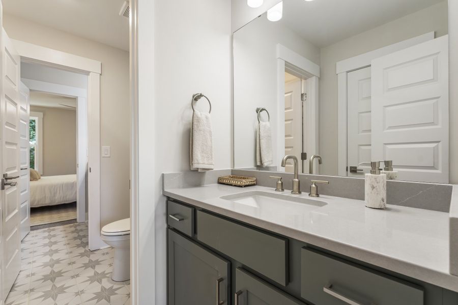 Furnished interior in a model home at South Park in Piedmont (Image 37).