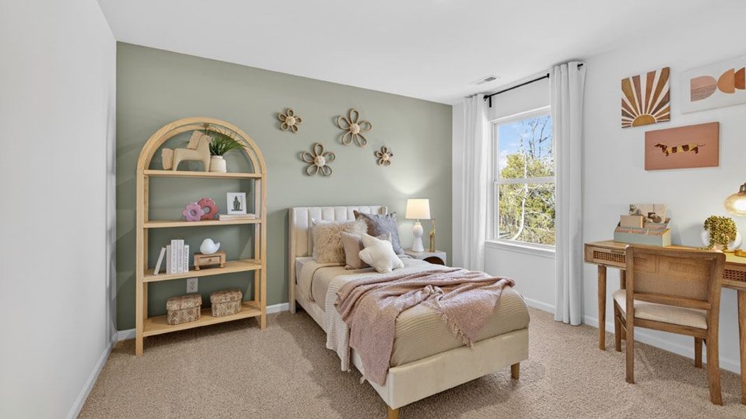 Furnished interior in a model home at The Landing at Winston Pointe in Clayton (Image 31). Furnished interior in a model home at The Landing at Winston Pointe in Clayton (Image 31).