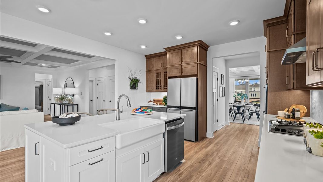 Furnished interior in a model home at Benjamin's Grove in Woodruff (Image 31). Furnished interior in a model home at Benjamin's Grove in Woodruff (Image 31).