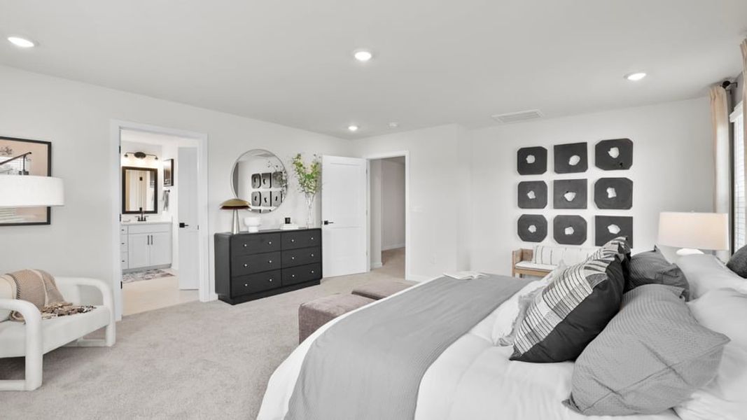 Furnished interior in a model home at Sycamore Cove in Woodruff (Image 67).