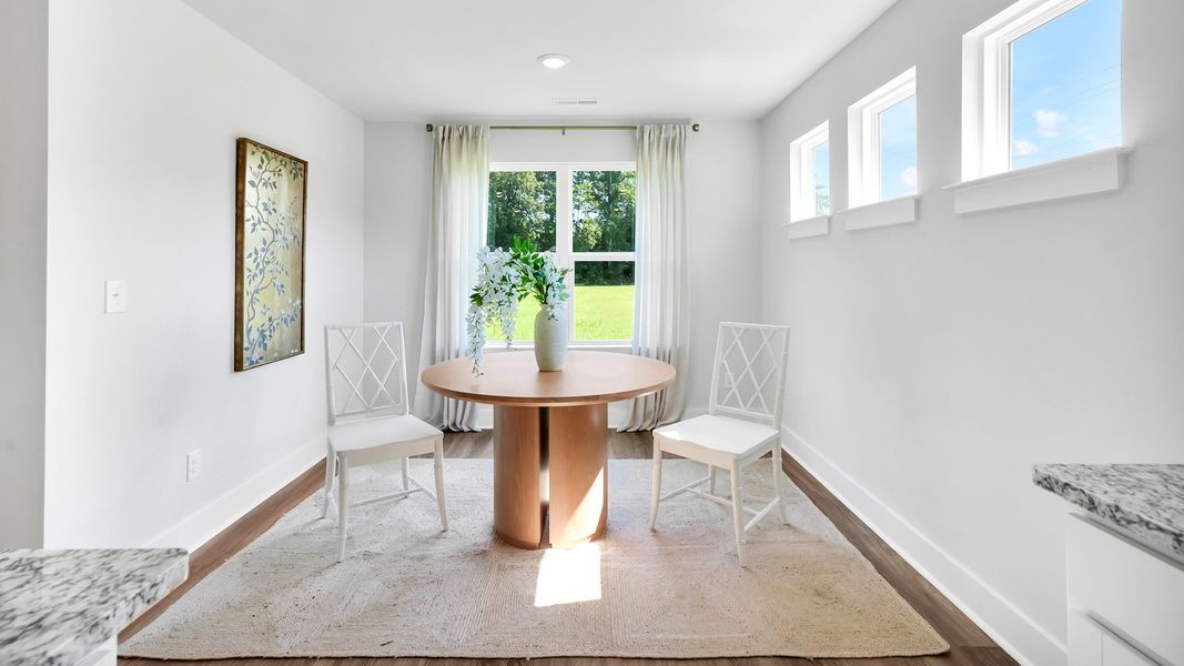 Furnished interior in a model home at Merchant Point in Jacksonville (Image 13).
