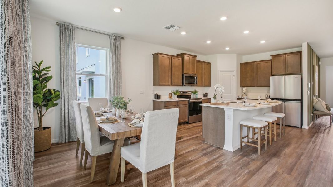Furnished interior in a model home at Angeline in Land O' Lakes (Image 12). Furnished interior in a model home at Angeline in Land O' Lakes (Image 12).