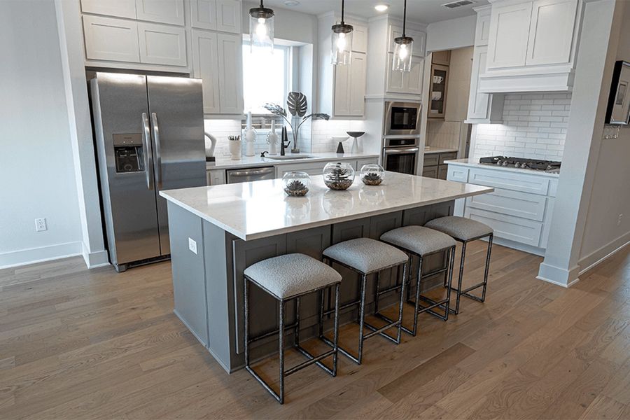 Furnished interior in a model home at Solterra in Mesquite (Image 11).