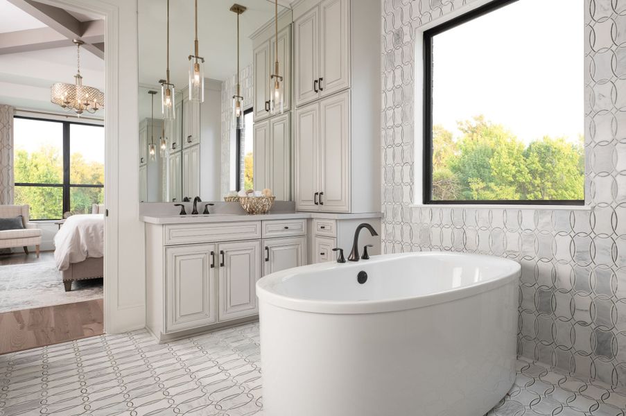 Image 9 of the Del Bello Lakes community in Manvel, TX.