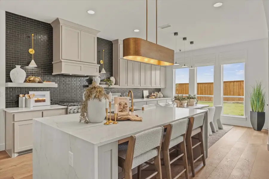 Furnished interior in a model home at Ridge Pointe Estates in Sunnyvale (Image 15).