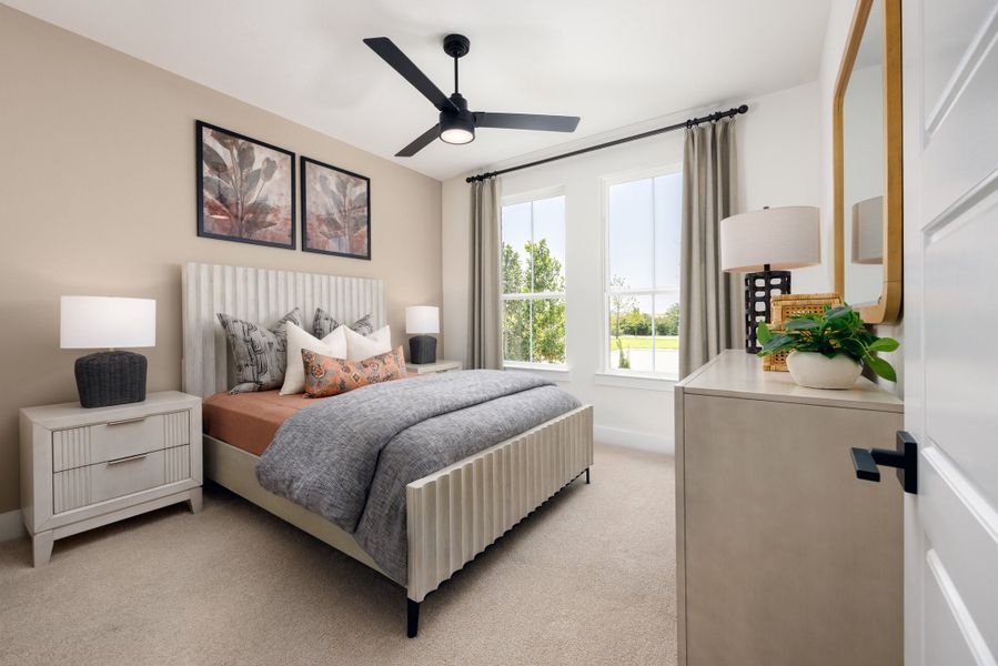 Furnished interior in a model home at Ramble in Celina (Image 24). Furnished interior in a model home at Ramble in Celina (Image 24).
