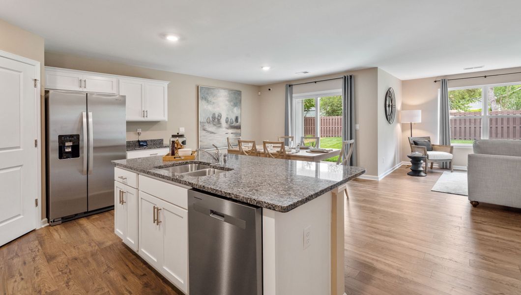 Furnished interior in a model home at Cambridge Creek in Piedmont (Image 12).