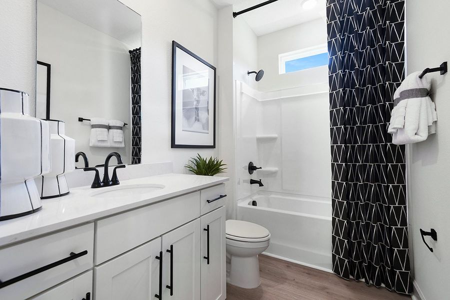 Furnished interior in a model home at Rye Manor in Parrish (Image 9).