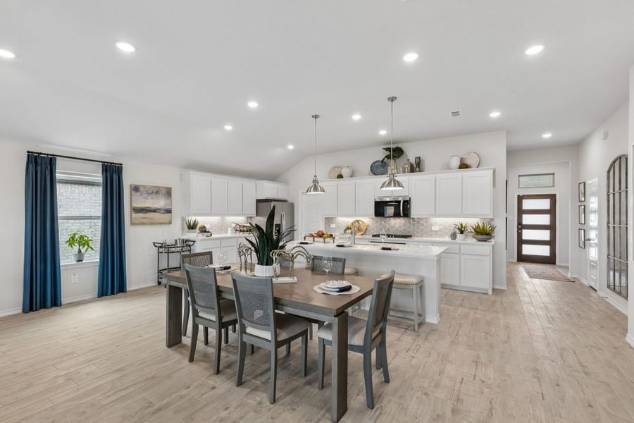 Furnished interior in a model home at Terra Vella in Haslet (Image 15).