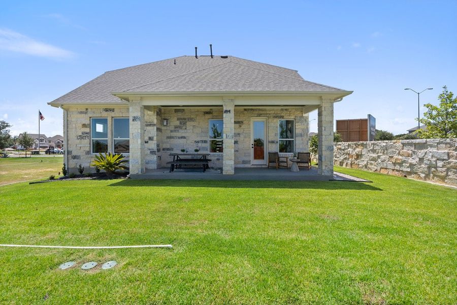 Exterior details of a home in Sauls Ranch, Round Rock (Image 3). Exterior details of a home in Sauls Ranch, Round Rock (Image 3).