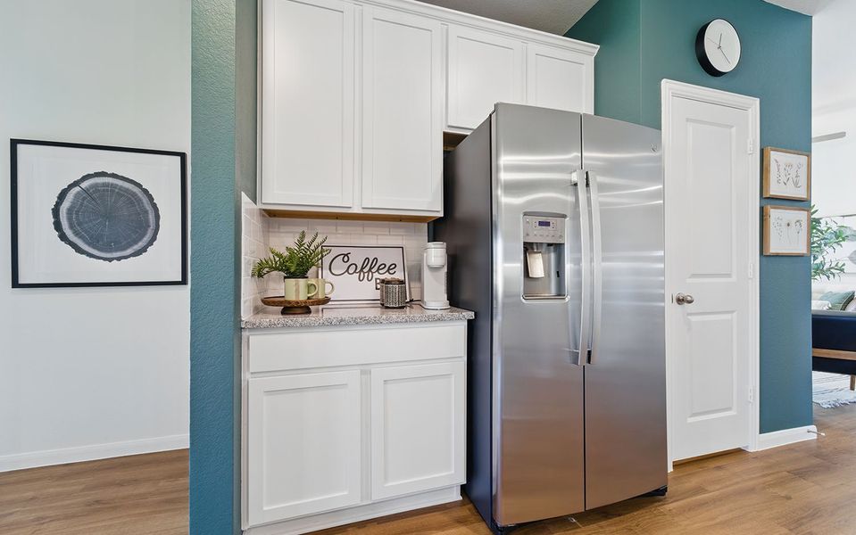 Furnished interior in a model home at Sweetgrass Village in Crosby (Image 26). Furnished interior in a model home at Sweetgrass Village in Crosby (Image 26).