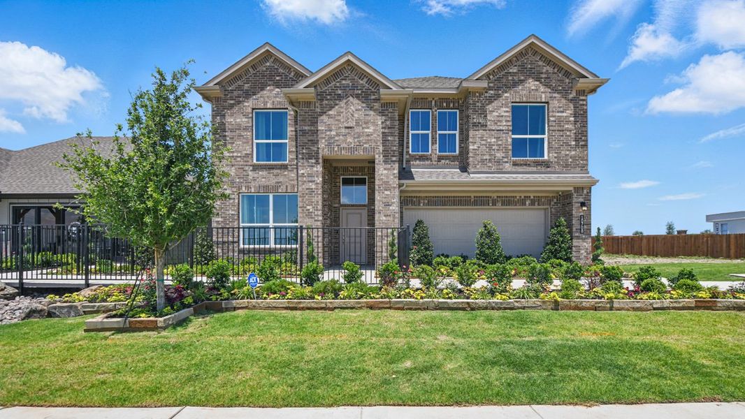Front exterior of a home in the Rock Creek Ranch community, located in Fort Worth, TX (Image 3).