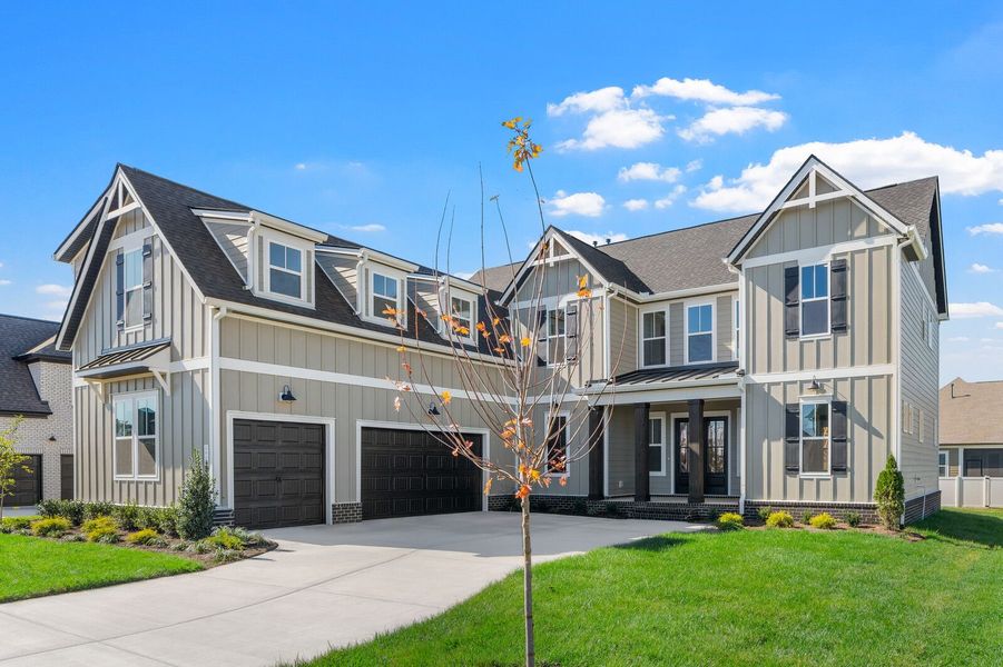 Front exterior of a home in the Shelton Square community, located in Murfreesboro, TN (Image 5).