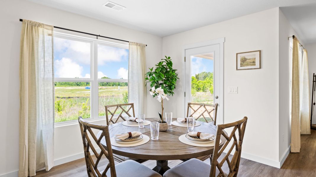 Furnished interior in a model home at Bayview at Harbor Crest in Ooltewah (Image 22).